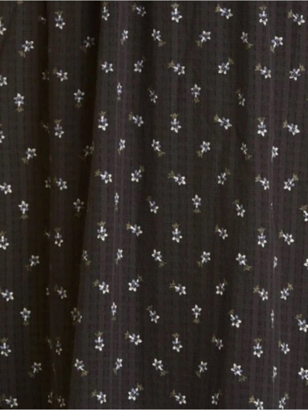 relisted! ba&sh Ditsy Floral Eddy Dress Size L Midi Unworn Retro Carbon French - Picture 5 of 12